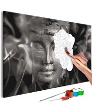 Pasidaryk pats  paveikslas ant drobės  Buddha in Black and White