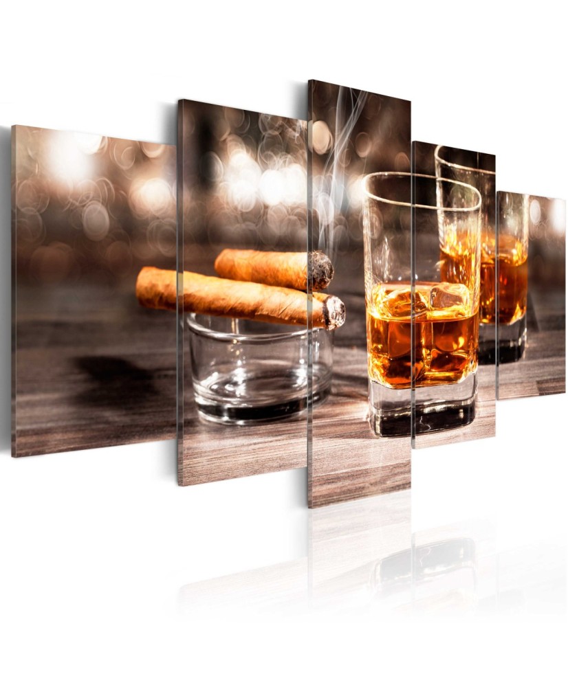 Paveikslas  Cigar and whiskey
