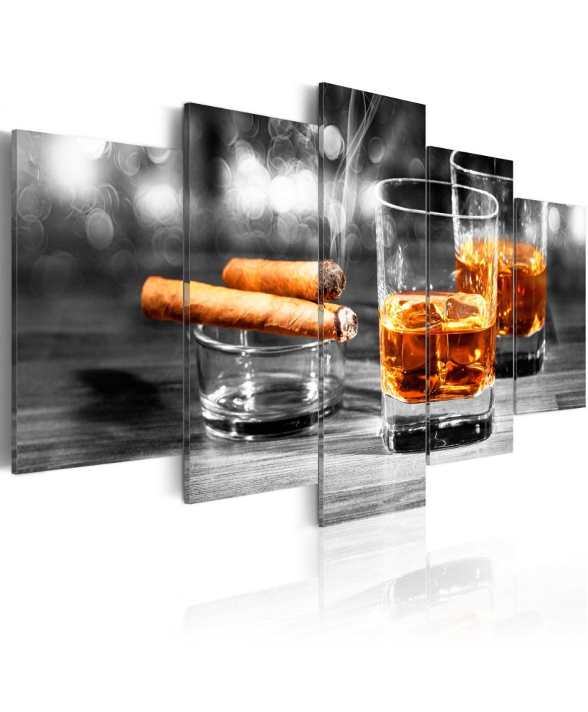 Paveikslas  Cigars and whiskey