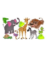 Lipdukas vaikams "Žirafa ir draugai"