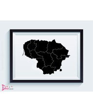 Lipdukas „Lietuvos žemėlapis“