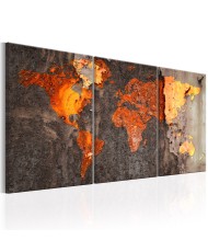Paveikslas  World Map Rusty World