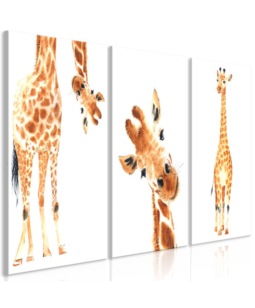 Paveikslas  Funny Giraffes (3 Parts)