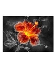 Fototapetas  Fiery flower inside the smoke