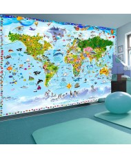 Fototapetas  World Map for Kids