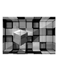 Fototapetas  Rubiks cube in gray