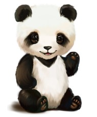 Interjero lipdukas Panda 50x75cm