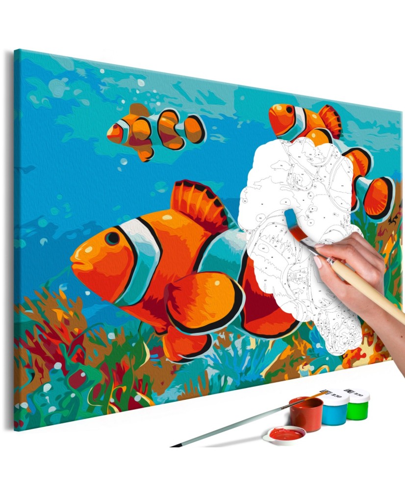 Pasidaryk pats  paveikslas ant drobės  Gold Fishes
