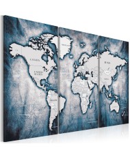 Paveikslas  World Map Ink Triptych