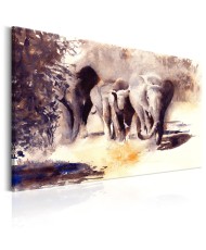 Paveikslas  Watercolour Elephants
