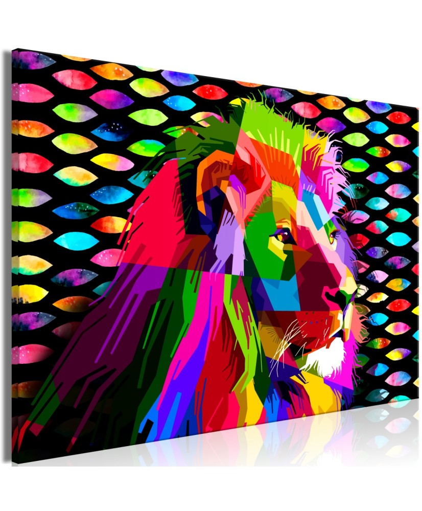 Paveikslas  Rainbow Lion (1 Part) Wide