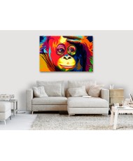 Paveikslas  Colourful Orangutan (1 Part) Wide
