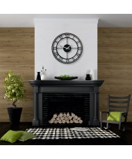 Didelis metalinis laikrodis Vintažas Retro 50cm