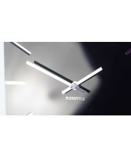 Sieninis laikrodis Kvadratai II 30cm. Juodas