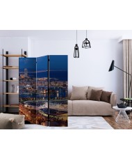 Pertvara  Illuminated Barcelona [Room Dividers]