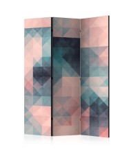Pertvara  Pixels (Green and Pink) [Room Dividers]