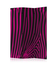 Pertvara  Zebra pattern (violet) [Room Dividers]