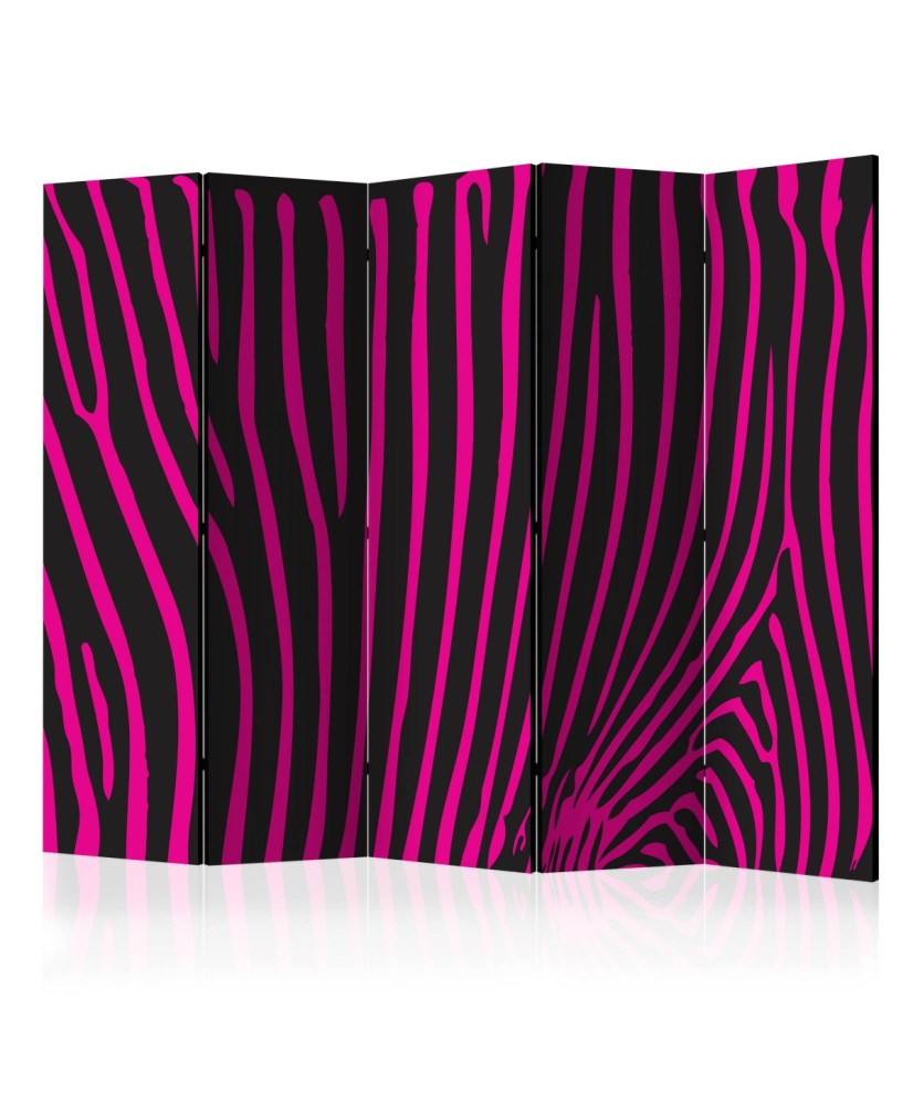 Pertvara  Zebra pattern (violet) [Room Dividers]