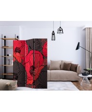 Pertvara  Pleated poppies [Room Dividers]