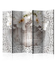 Pertvara  Lilies and Quilted Background [Room Dividers]