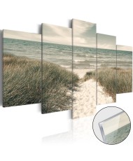 Akrilo stiklo paveikslas  Quiet Beach [Glass]
