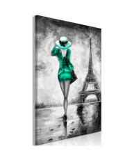 Paveikslas  Parisian Woman (1 Part) Vertical Green