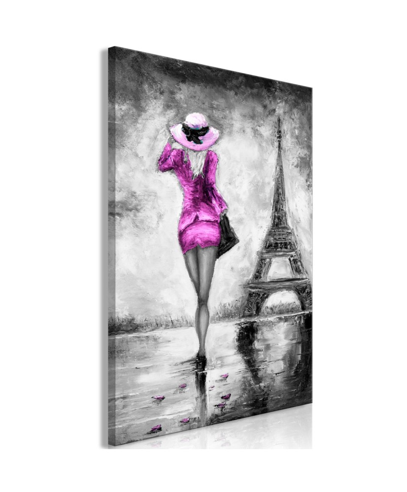 Paveikslas  Parisian Woman (1 Part) Vertical Pink