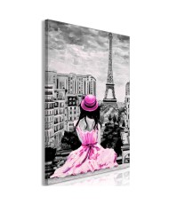Paveikslas  Paris Colour (1 Part) Vertical Pink