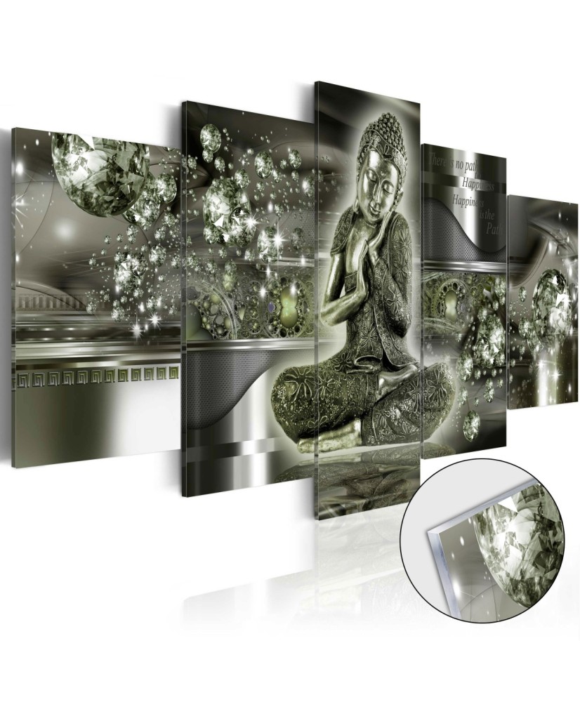 Akrilo stiklo paveikslas  Emerald Buddha [Glass]