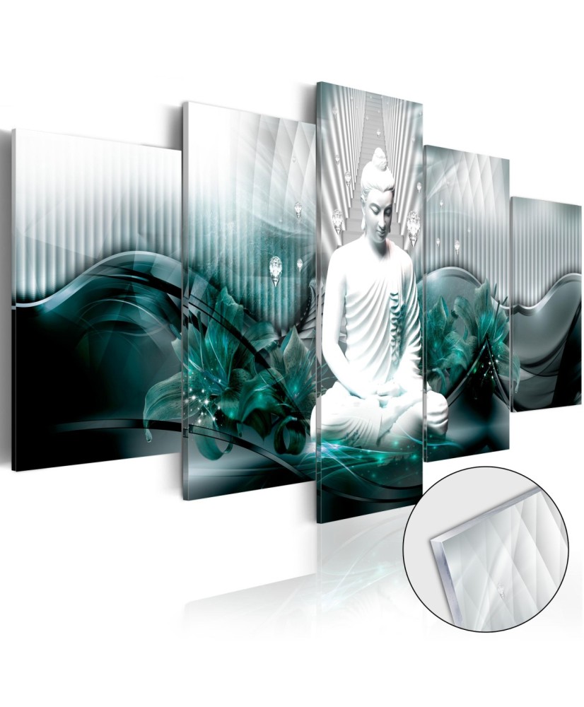 Akrilo stiklo paveikslas  Azure Meditation [Glass]