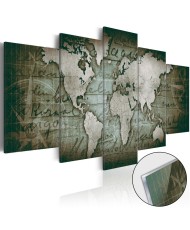 Akrilo stiklo paveikslas  Acrylic prints – Bronze map III
