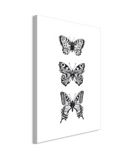 Paveikslas  Three Butterflies (1 Part) Vertical