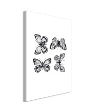 Paveikslas  Four Butterflies (1 Part) Vertical