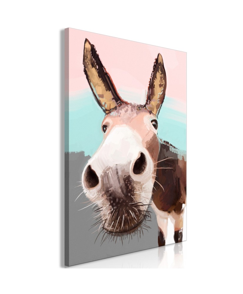 Paveikslas  Curious Donkey (1 Part) Vertical
