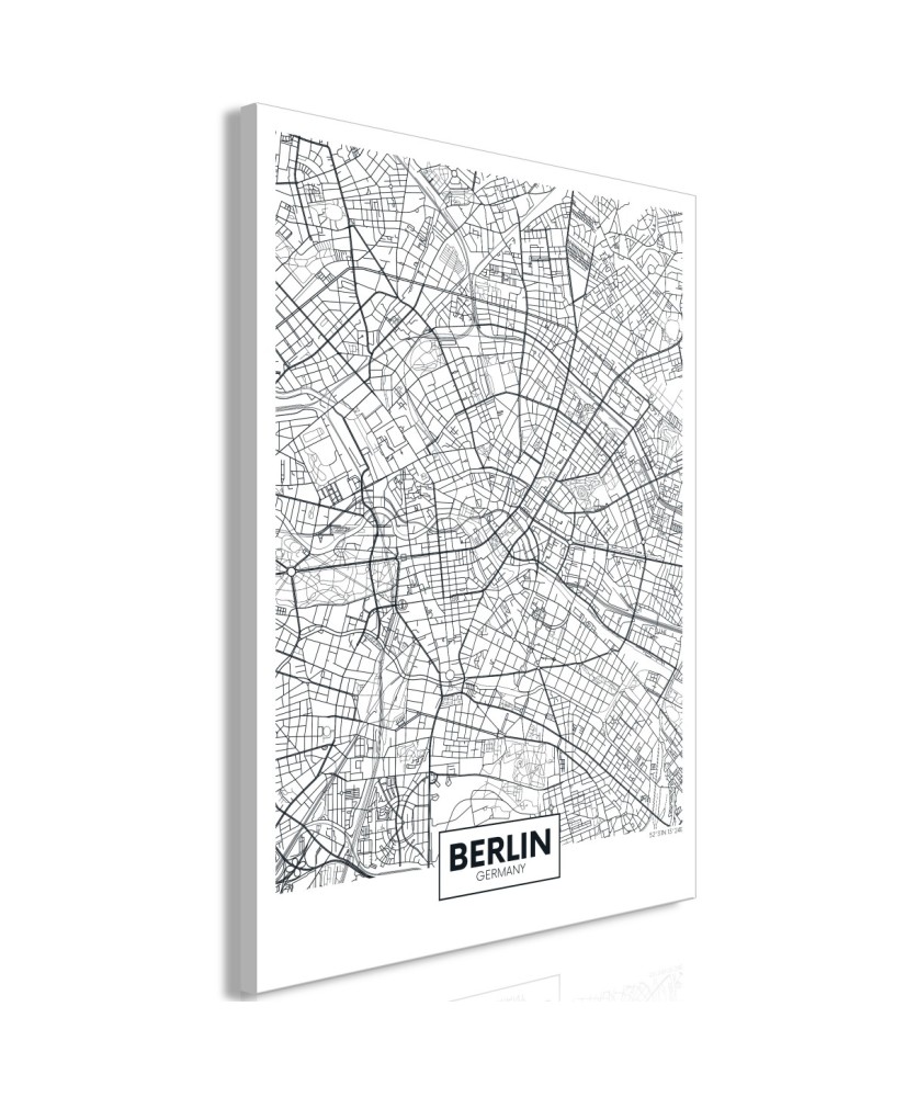 Paveikslas  Map of Berlin (1 Part) Vertical