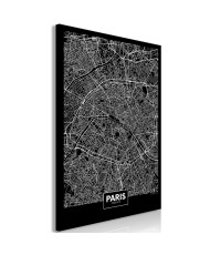 Paveikslas  Dark Map of Paris (1 Part) Vertical