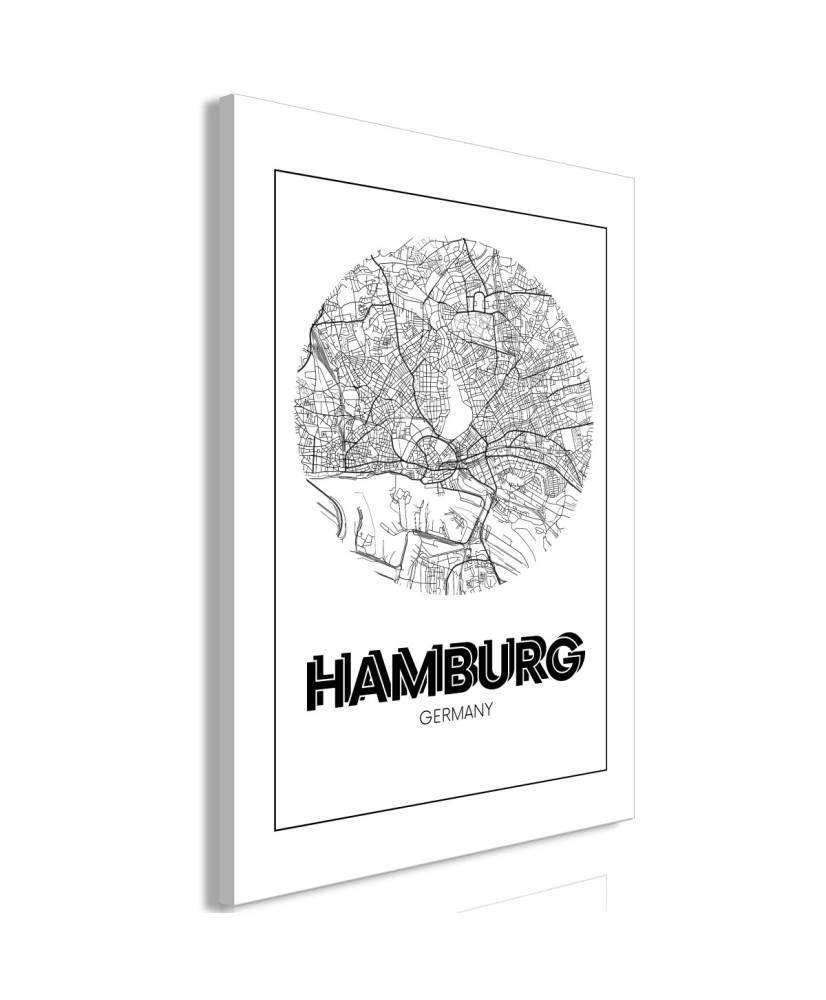 Paveikslas  Retro Hamburg (1 Part) Vertical