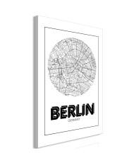 Paveikslas  Retro Berlin (1 Part) Vertical