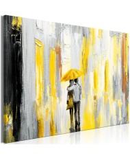 Paveikslas  Umbrella in Love (1 Part) Wide Yellow