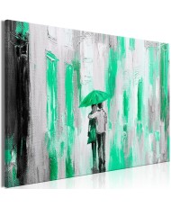 Paveikslas  Umbrella in Love (1 Part) Wide Green