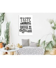 Paveikslas  Taste Aromatic Coffee in Our Coffee House (1 Part) Vertical