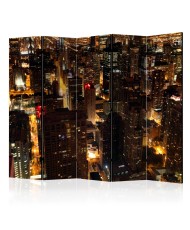 Pertvara  City by night  Chicago, USA II [Room Dividers]