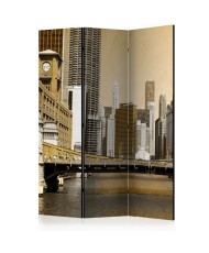 Pertvara  Chicagos bridge (vintage effect) [Room Dividers]