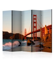 Pertvara  Golden Gate Bridge  sunset, San Francisco II [Room Dividers]
