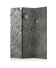 Pertvara  Steel surface with water drops [Room Dividers]
