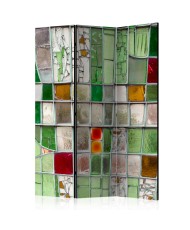 Pertvara  Emerald Stained Glass [Room Dividers]