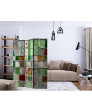 Pertvara  Emerald Stained Glass [Room Dividers]