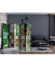 Pertvara  Emerald Stained Glass II [Room Dividers]