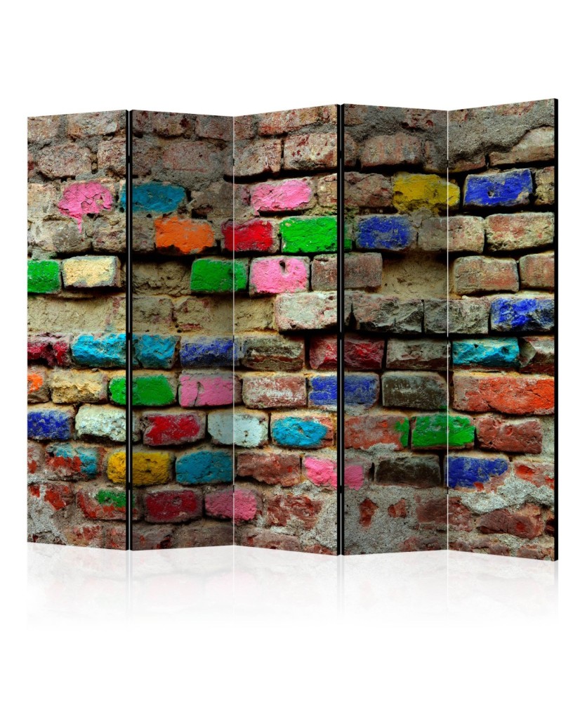 Pertvara  Colourful Bricks II [Room Dividers]