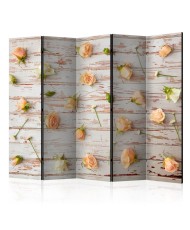 Pertvara  Wood & Roses II [Room Dividers]